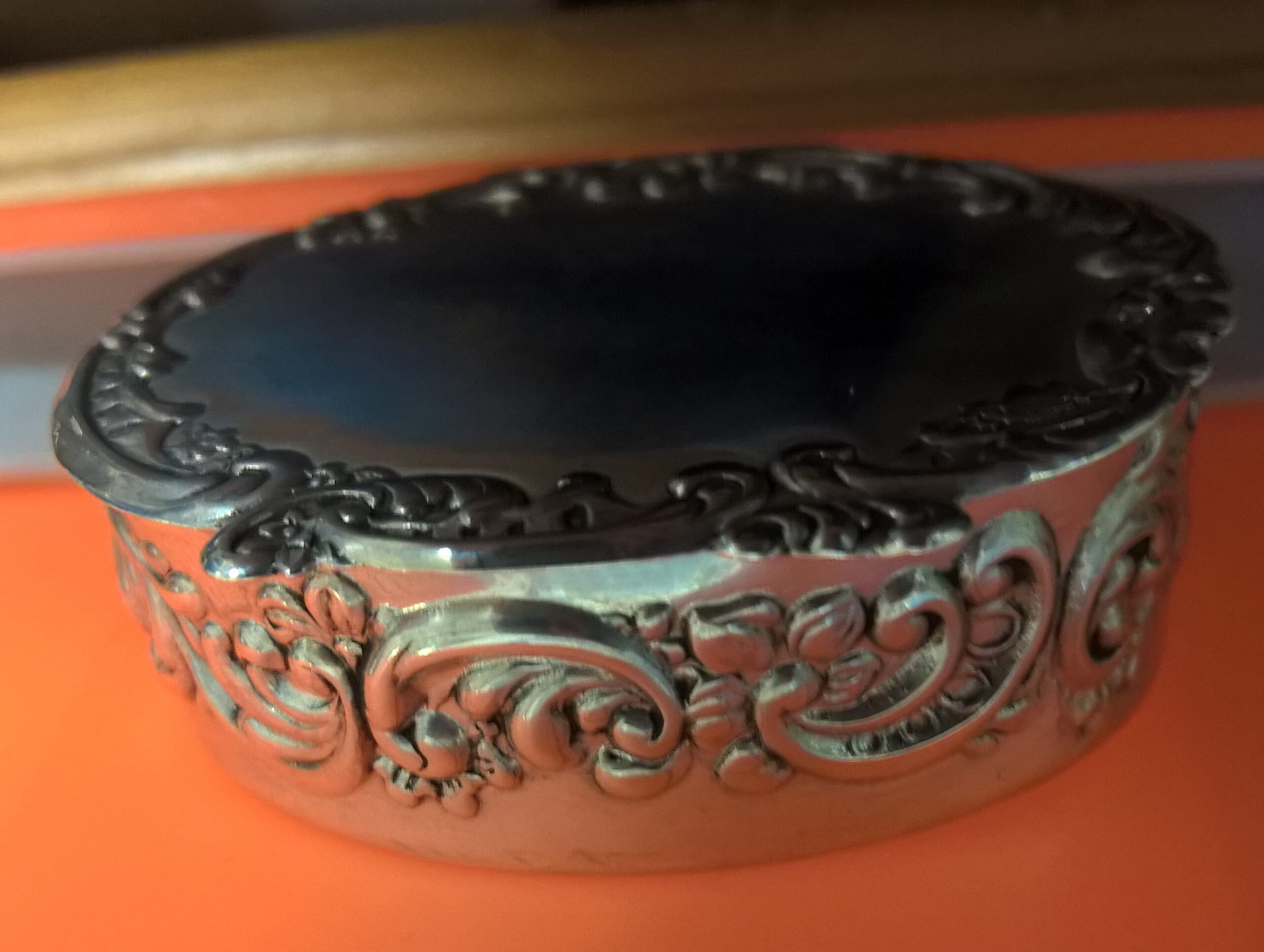 silver pill box - Image 2