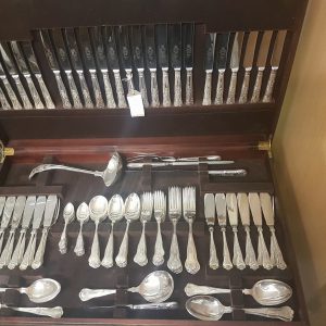 Silver Plated Cutlery set in small table